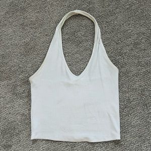 white halter top